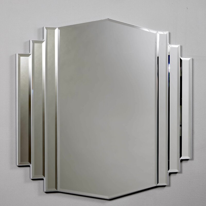 Morris Mirrors Ltd Art Deco Design Mirror Reviews Wayfair Co Uk   Art Deco Design Mirror 